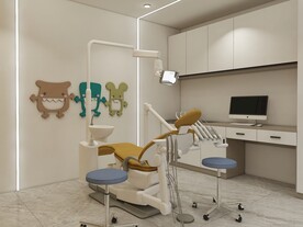 儿童牙医院效果图设计现代风格