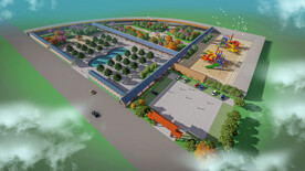 夜市规划设计案例鸟瞰图