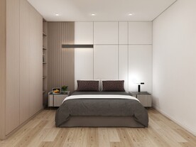 全屋定制现代卧室效果图图片