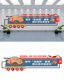 民族团结文化墙设计