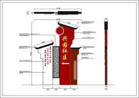社区文化宣传栏