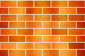 质感金色砖墙纹理