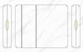 晶瓷画大理石电视背景墙