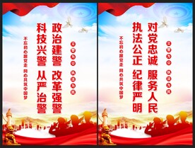 公安展板