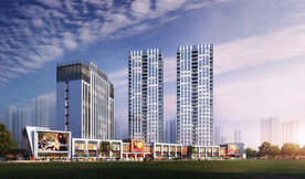 商住楼沿街透视