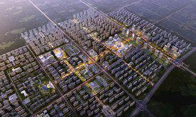 城市规划鸟瞰效果图