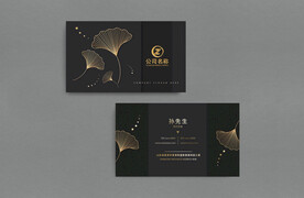企业黑金商务名片