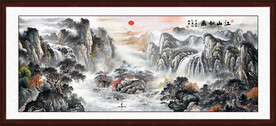 国画山水画