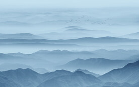 新中式水墨山水画