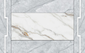 晶瓷画现代简约大理石纹背景墙