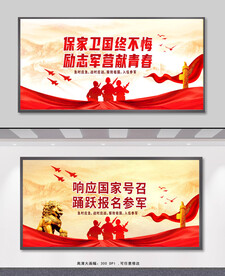 2022年征兵展板