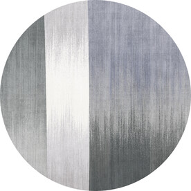 几何条纹圆形地毯