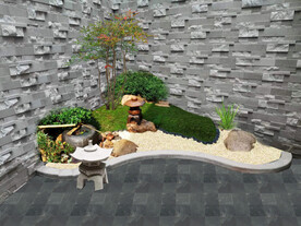 日式庭院景观设计效果图