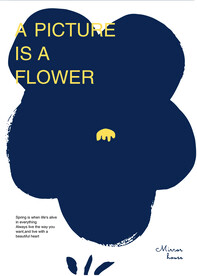 英文字母花卉装饰画