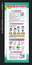 糖尿病常识宣传展架