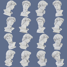 大卫石膏像 免抠