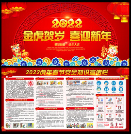 2022年春节宣传栏