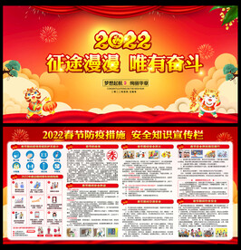 春节安全宣传栏