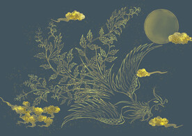 装饰画 花草 中国风