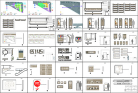 简洁大气商超导视系统
