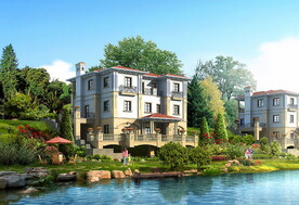 别墅建筑景观后期素材PSD分层