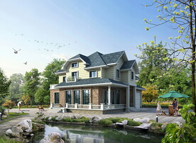 别墅建筑景观后期素材PSD分层