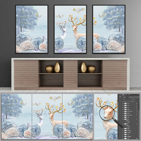 浮雕装饰画客厅沙发背景墙装饰画