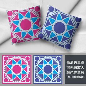 图案抱枕