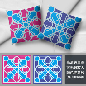 抱枕花纹图案抱枕
