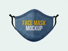 牛仔口罩定制效果图