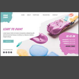 美术培训招生海报