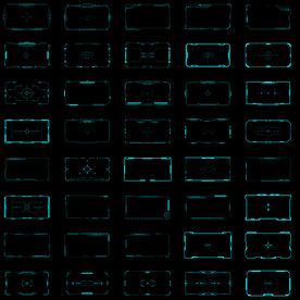 可视化大屏边框