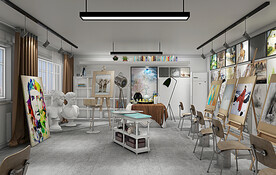 学校画室画架美术器材画板