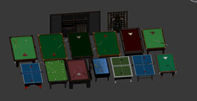 欧式台球斯诺克台球桌球杆乒乓球