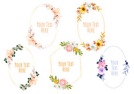 花环图标设计背景