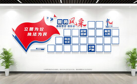 警员风采文化墙