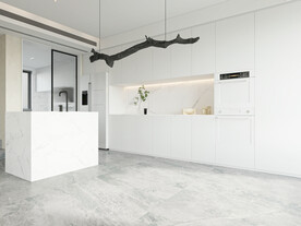 现代餐厅场景3D空景