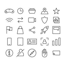 娱乐相关手机网页图标