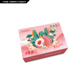 水蜜桃包装礼盒