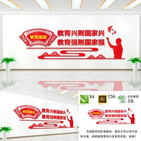 教育强国文化墙