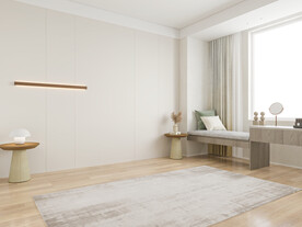 现代极简卧室场景空景效果图