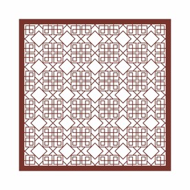 中式矢量雕花花纹