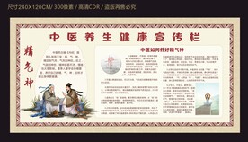 中医养生宣传栏