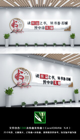 阅读室知识文化墙