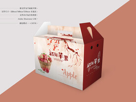 苹果包装箱 平面图