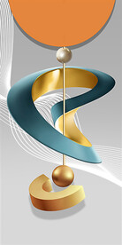 瓷晶画 线条抽象画 现代简约