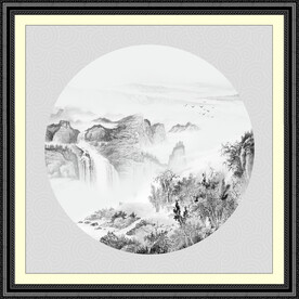 新中式山水画