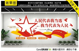 人民代表文化墙