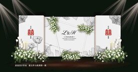 小香风婚礼效果图