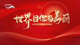 世界因你而美丽年会展板